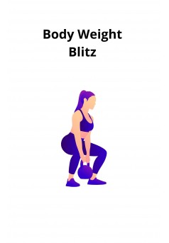 Body Weight Blitz - Couverture Ebook auto édité