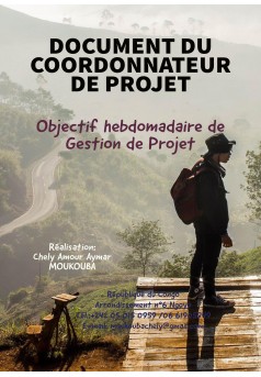 DOCUMENT DU COORDONNATEUR DE PROJETS - Couverture Ebook auto édité