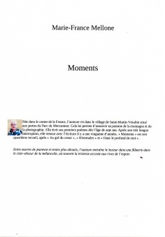Moments - Couverture Ebook auto édité