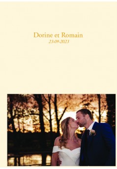 Dorine et Romain - Couverture de livre auto édité