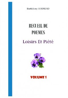 Recueil De poèmes - Loisirs Et Piété Volume 1 - Couverture de livre auto édité