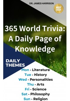 365 Days of World Trivia: A Daily Dose of Knowledge - Couverture Ebook auto édité