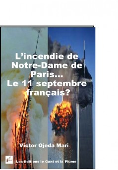 L’incendie de Notre-Dame de Paris le 11 septembre français ? - Couverture de livre auto édité