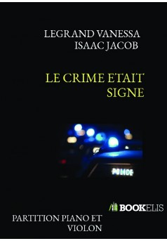 LE CRIME ETAIT SIGNE - Couverture de livre auto édité