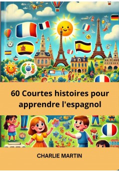 60 courtes histoires pour apprendre l'espagnol - Couverture Ebook auto édité