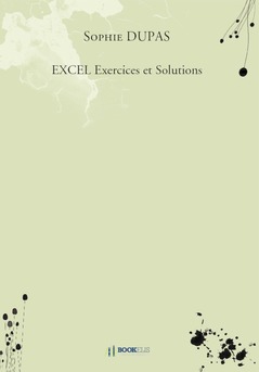 EXCEL Exercices et Solutions - Couverture de livre auto édité