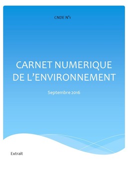 Carnet Numérique du Droit de l'Environnement - Couverture Ebook auto édité