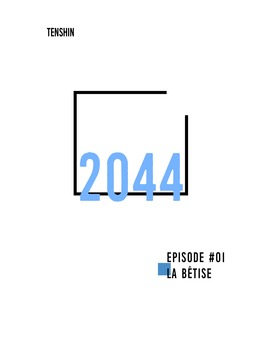 2044 - Episode 01 - Couverture Ebook auto édité