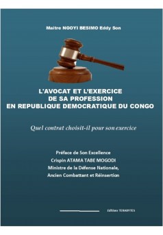 L'Avocat et l'exercice de sa profession en République Démocratique du Congo - Couverture Ebook auto édité