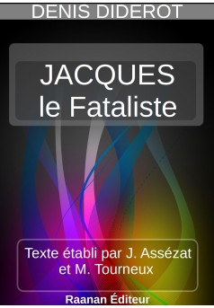 Jacques le fataliste et son maître - Couverture Ebook auto édité