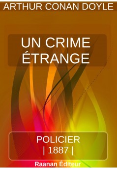 Un crime étrange - Couverture Ebook auto édité