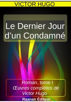 Le Dernier Jour d’un Condamné - Couverture Ebook auto édité