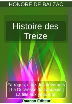 Histoire des Treize - Couverture Ebook auto édité