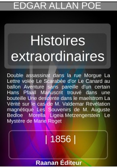 Histoires extraordinaires 2 - Couverture Ebook auto édité