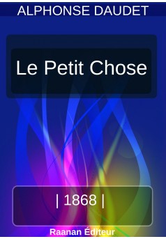 Le Petit Chose - Couverture Ebook auto édité