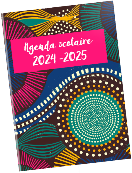 modele agenda motifs africains