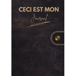 couverture marron avec écrit Ceci est mon journal